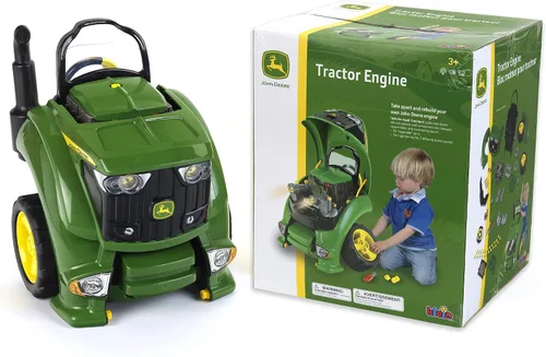 Vista 5 de Klein Theo John Deere Engine - Juguetes prémium para niños a partir de 3 años