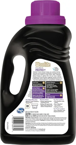 Vista 2 de Woolite Darks detergente líquido de lavandería, fragancia brisa de medianoche 50 onzas, RAC76974, 1, 1
