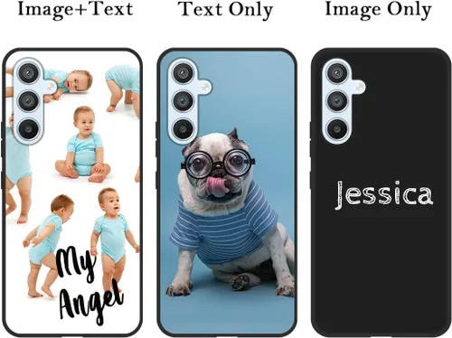 Vista 5 de Funda de teléfono personalizada para Samsung Galaxy A54 5G, funda personalizada para teléfono con foto, nombre de foto, escritura a mano, regalo