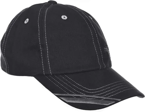 Vista 2 de Gorra de tela ajustable para hombre Ford Mustang con diseño de bandera a cuadros