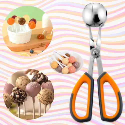 Vista 3 de Kit para hacer pasteles – Incluye 100 palitos, 100 bolsas, molde, herramientas para pasteles y paletas