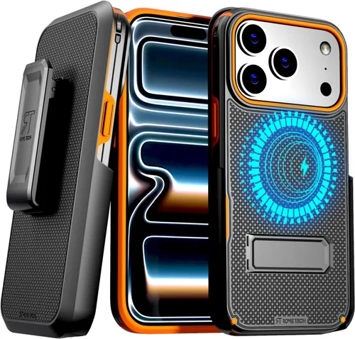 Vista 8 de Funda diseñada para iPhone 17 Pro Max con funda de clip para cinturón