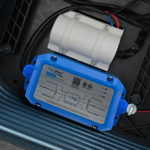 Vista 6 de RecPro RV AC Soft Starter Reduce el arranque de corriente en un 75% Arranque silencioso Indicadores de falla LED Resistente al clima IP65