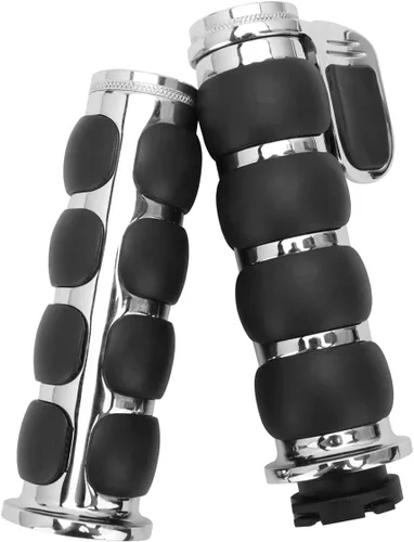 Vista 8 de DREAMIZER 25.4MM Motorcycle Handlebar Grips 1 inch Compatible with Honda Shadow Spirit 750 Valkyrie Fury VTX1300 VTX1800 VT400 VT750 VT1100 - Smooth