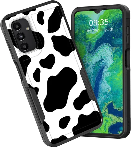 Vista 16 de Funda para Galaxy A15 5G, doble capa híbrida resistente a prueba de golpes, policarbonato duro, silicona suave, TPU, funda protectora para Samsung