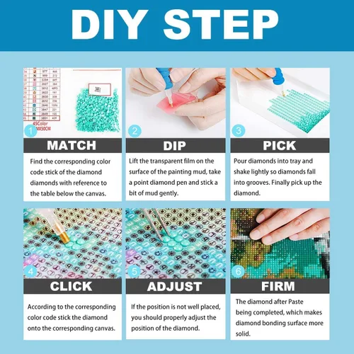 Vista 5 de Zariocy Kits de arte de diamantes 5D para adultos, cachorros, pintura de diamantes de bricolaje, arte redondo de perforación completa, pinturas