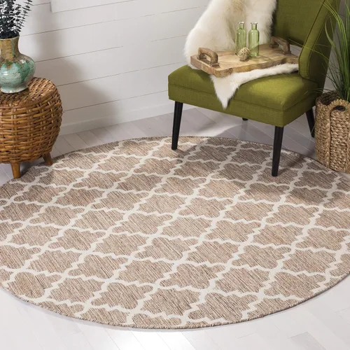 Vista 7 de SAFAVIEH Montauk Collection - Alfombra decorativa, 2 pies 3 pulgadas x 3 pies 9 pulgadas, beige y marfil, hecho a mano, de algodón enrejado, ideal