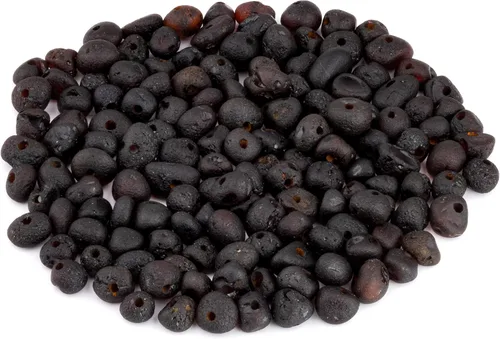 Vista 20 de Cuentas de ámbar estilo barroco, pulido y crudo, piedra báltica 100% natural, 0.197-0.236 in, suelta con agujeros perforados, varios colores - Amber