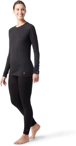 Vista 2 de Smartwool Capa base clásica de lana merino para mujer para todas las estaciones Camisa de manga larga de encaje (ajuste delgado)