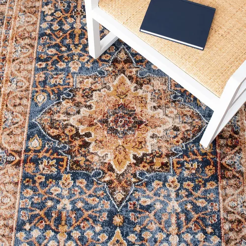 Vista 73 de SAFAVIEH Bijar Collection - Alfombra decorativa de 2 pies 3 pulgadas x 4 pies, marfil y óxido, diseño oriental envejecido, no desprende pelusa