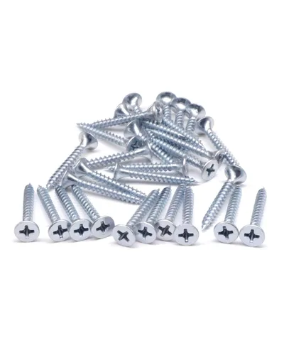 Vista 6 de IMScrews 100 tornillos para paneles de yeso de 1 pulgada, Phillips de cabeza plana #6, rosca fina, punta afilada, ideales para paneles de yeso