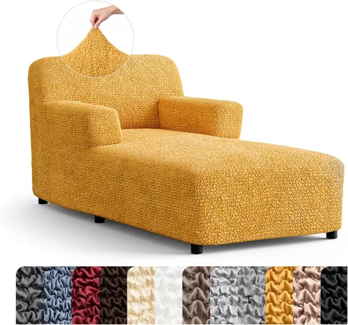 Vista 33 de PAULATO BY GA.I.CO. Funda para Silla de Tumbona Sin Brazos - Funda Deslizante para Silla de Tumbona - Funda para Sofá de Salón - Fundas Deslizantes