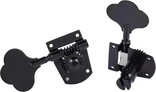 Vista 3 de Cloverleaf 2x Derecha/2x Izquierda 2R2L Afinadores de Guitarra de Bajo Cabezales de Máquina de Afinación de Bajo Clavijas de Afinación de Bajo