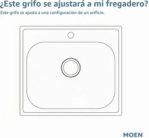 Vista 4 de Moen Arbor Grifo de barra desplegable cromado con una sola manija con Reflex, 5995, 0.375 Cromo