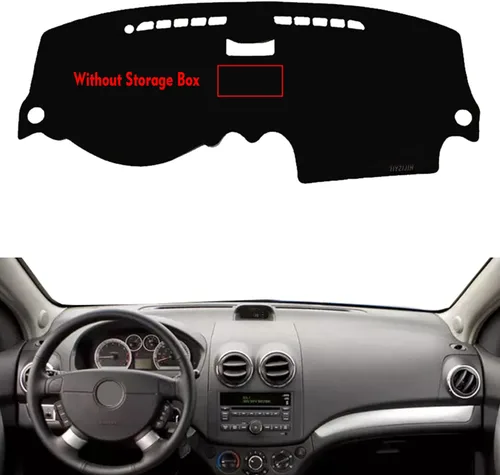 Vista 8 de Alfombrilla para salpicadero de coche, compatible con Chevrolet Aveo Kalos Lova 2003-2011 para Daewoo Gentra T250 2005-2011