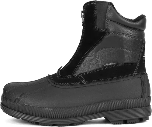 Vista 3 de NORTIV 8 - Botas de nieve para hombre con aislamiento impermeable para invierno