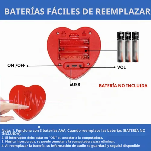 Vista 4 de XLW Grabadora de voz de 16 minutos para animales de peluche, mensaje de voz personal grabable, módulo de chips para el día de la madre, Navidad
