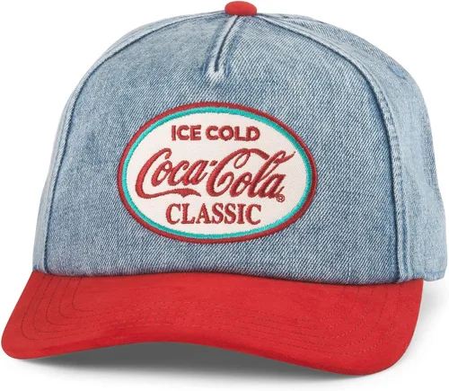 Vista 8 de AMERICAN NEEDLE Coke Coca Cola Patch - Gorra de béisbol ajustable unisex Negro