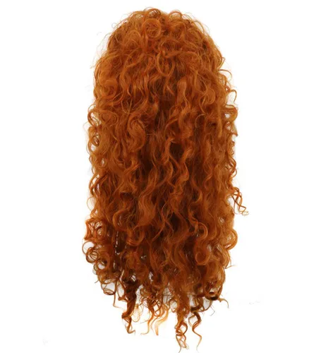 Vista 6 de Anogol D0048 red para cabello + peluca rizada para fiesta de disfraces y cosplay