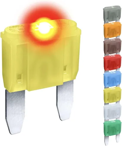 Vista 9 de CARAX Fusible Premium Mini Blade Smart Auto Glow Fusible Fácil Identificación (7.5A - 1pcs)