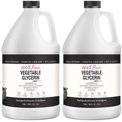 Vista 6 de MAXTITE Glicerina vegetal pura, 1 galón, grado alimenticio natural para cosméticos, piel, cabello, manualidades, cocina y más, de aceites