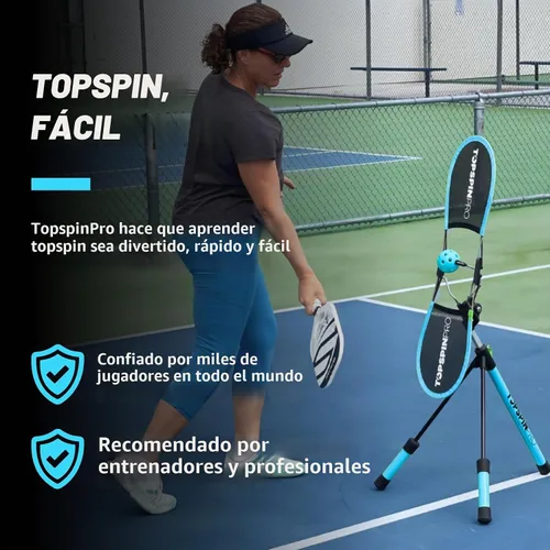 Vista 2 de TopspinPro Ayuda de entrenamiento de pickleball - Aprende Topspin rápidamente para un mejor control y consistencia Practica en cualquier lugar
