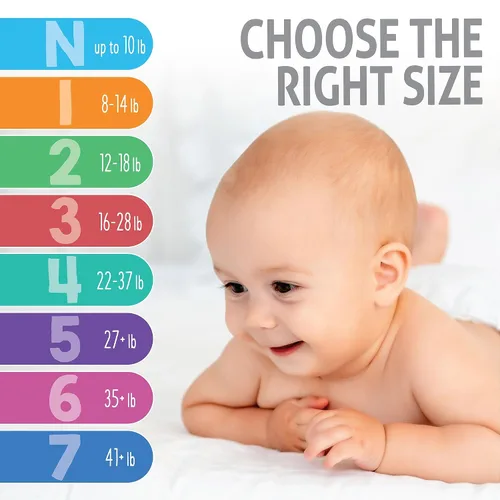 Vista 5 de Cuties Complete Care - Pañal para bebé, talla 5, más de 27 libras, CDB005, 25