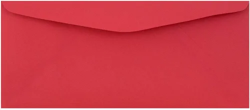 Vista 5 de JAM PAPER Sobres de invitación de colores A1 de 4 barras - 3 5/8 x 5 1/8 - Rojo reciclado - 100