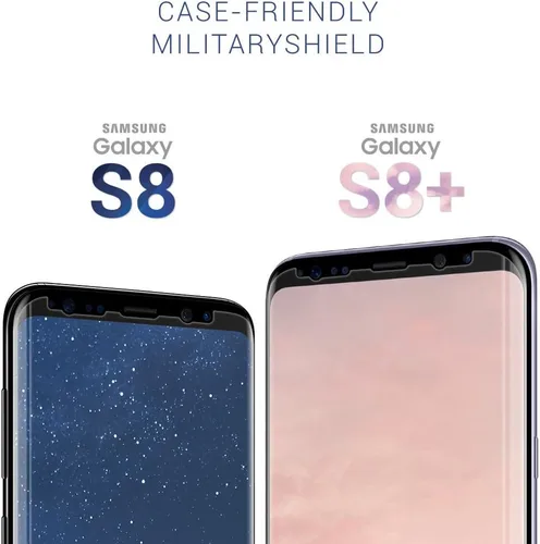 Vista 3 de Protector de pantalla para Samsung Galaxy S8 Repuestos Armorsuit – Galaxy S8 Vida militaryshield [compatible con carcasa]