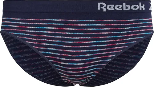 Vista 3 de Reebok Ropa interior para mujer - Bragas de bikini de microfibra sin costuras (paquete de 6)