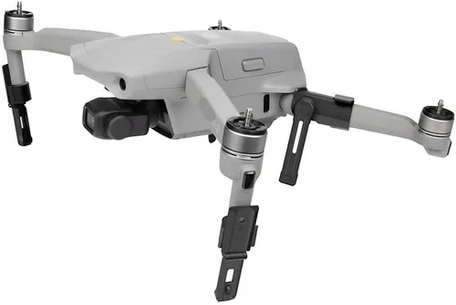 Vista 3 de Tren de aterrizaje plegable elevar las piernas de aterrizaje soporte pies protector de extensión protector de pierna para Mavic Air 2 Drone