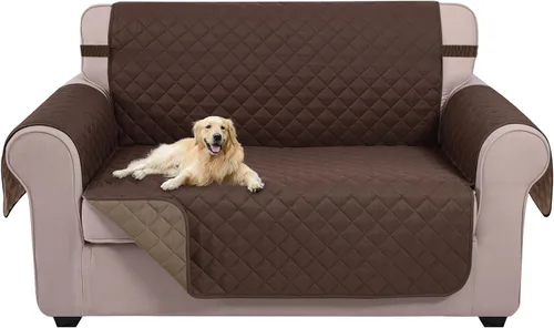 Vista 8 de U-NICE HOME Funda para sillón reclinable, reversible, con correas elásticas, resistente al agua, protege de perros y mascotas, sillón pequeño