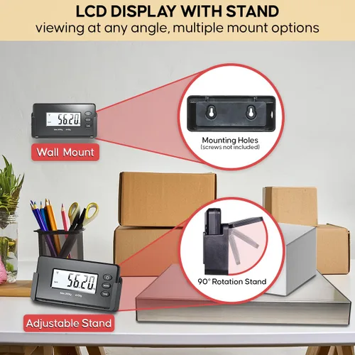 Vista 3 de Arkscan Báscula de envío digital resistente S28 con pantalla inalámbrica, báscula postal de acero inoxidable para paquetes de varios tamaños y pesos