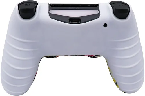 Vista 7 de Sofunii 2pcs Skin for PS4 Controller, Anti-Slip Silicone Cover Shell Case with 8 Thumb Grip Caps, Compatible with PlaySation 4 Slim/Pro Controller