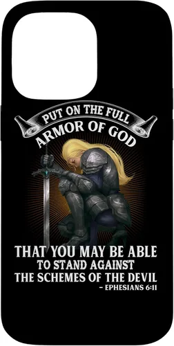 Vista 21 de Laying Down The Full Armor of God Case for iPhone 17