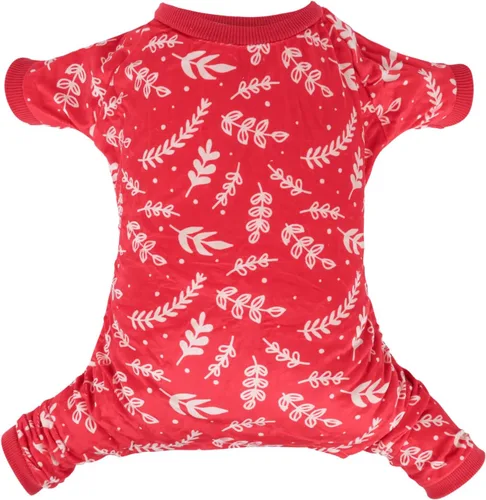 Vista 2 de CuteBone Pijamas de Navidad Suaves y Elásticos para Perros - Pijamas Acogedores para Mascotas Mono Transpirable para Perros Pequeños - Atuendo