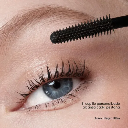 Vista 5 de Hourglass Máscara de extensión instantánea desbloqueada, rímel de tubo levanta, define y alarga dramáticamente para pestañas abanadas, pestañas