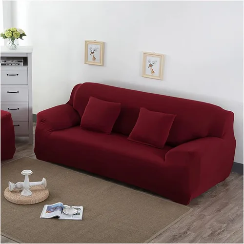 Vista 14 de Daesar Fundas elásticas para sofá, fundas impermeables de color liso, color beige y blanco (poliéster de 1 plaza)