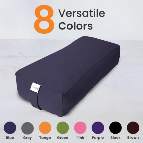 Vista 91 de Sol Living Almohada de yoga rectangular para meditación, accesorios de meditación de algodón, almohada de meditación restaurativa de yoga, almohada