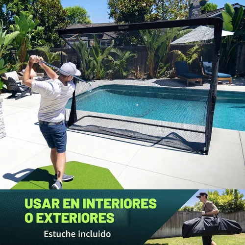 Vista 4 de GoSports Golf Net Elite - Steel Frame Practice Golf Hitting Nets