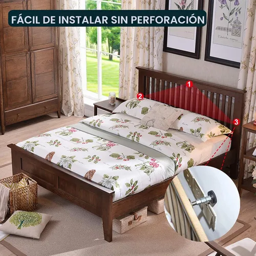 Vista 4 de Krisler Tapones ajustables para cabecero, 1.181-4.409 in, 2