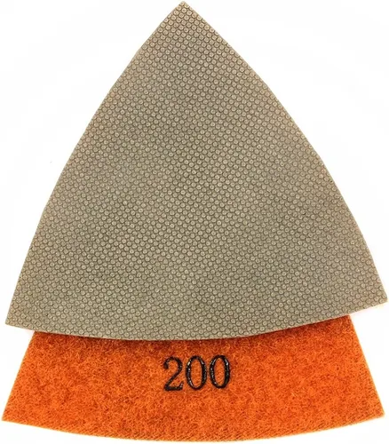 Vista 8 de Z-Lion Grano de lijado triangular galvanizado diamante 60 para herramientas oscilantes