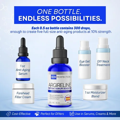 Vista 8 de Skin Perfection Argireline Solución de péptidos de suero acetil hexapéptido-8 Diy suero antienvejecimiento Argireline Booster Reducción de arrugas