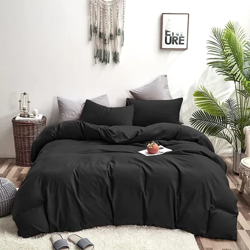 Vista 14 de Wellboo Juego de edredón de color verde oscuro, tamaño individual, color verde oliva, bohemio, ropa de cama de algodón para niños y niñas