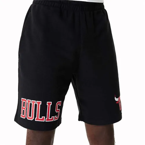 Vista 2 de Pantalones Cortos de Baloncesto para Hombre New Era NBA Chicago Bulls Negro