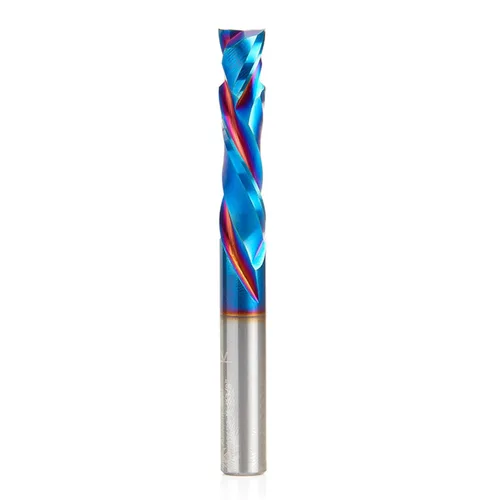 Vista 28 de Amana Tool Spektra Extreme Tool Life Recubierta - Broca de router en espiral de compresión CNC de carburo sólido recubierta, 46182-K, 1/2 D x 1 CH x