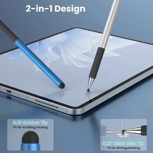 Vista 3 de Stylus Pen for ipad Touchscreen, 2 in 1 Universal Stylus Pens, 3 Pack