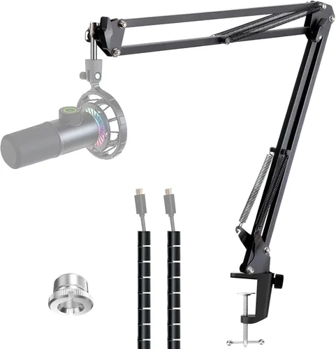 Vista 7 de YOUSHARES Filtro Pop K669B, Pantalla Antiviento de Micrófono de Espuma Compatible con Micrófono USB Fifine (K669B K669 K669L K669G K669PRO2 K669S)