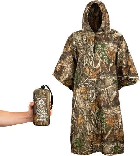 Vista 21 de Arcturus - Poncho ligero de nailon Ripstop con capucha ajustable