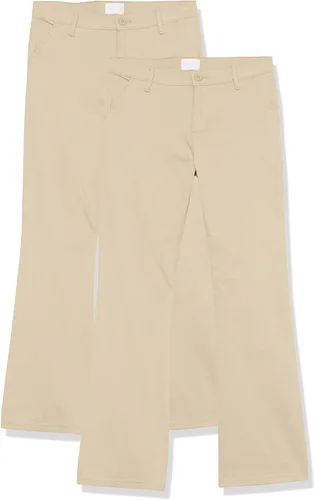 Vista 9 de The Children's Place Girls Bootcut Chino Pants Bisquit